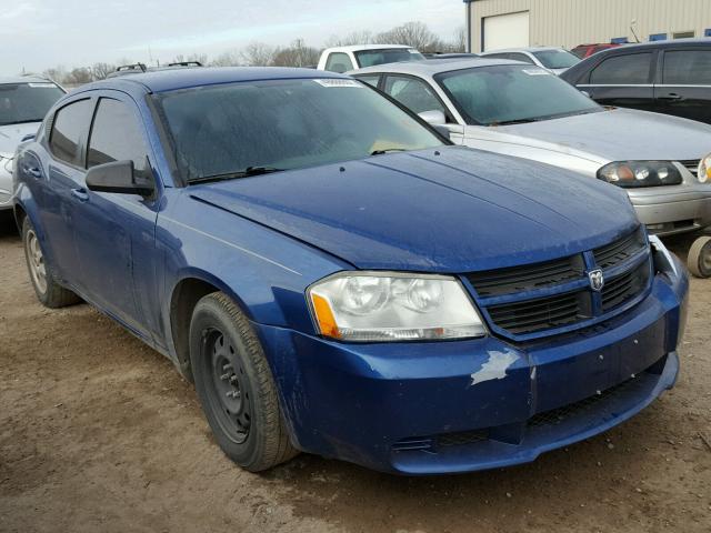 1B3LC46BX9N563384 - 2009 DODGE AVENGER SE BLUE photo 1