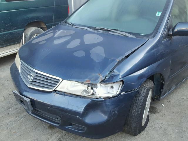 2HKRL1865XH547419 - 1999 HONDA ODYSSEY EX BLUE photo 9