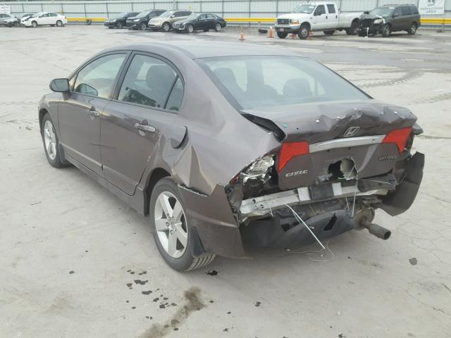 2HGFA1F67AH503399 - 2010 HONDA CIVIC GRAY photo 3