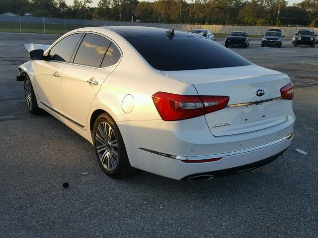 KNALN4D77G5217598 - 2016 KIA CADENZA LU WHITE photo 3