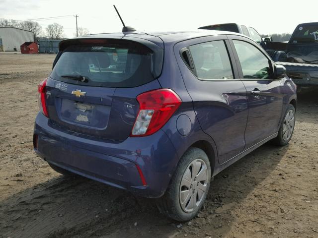 KL8CB6SA6GC613919 - 2016 CHEVROLET SPARK LS PURPLE photo 4