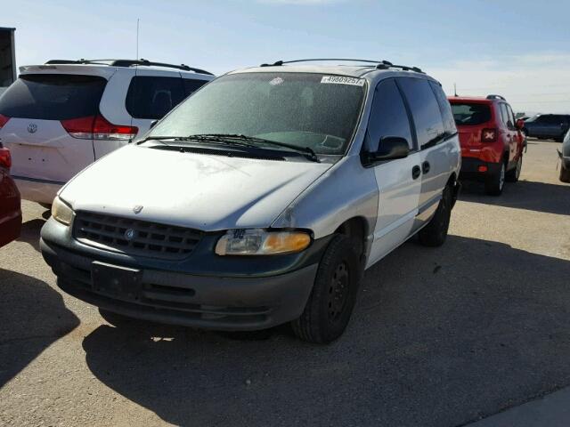 2B4GP2532YR890766 - 2000 DODGE CARAVAN SILVER photo 2