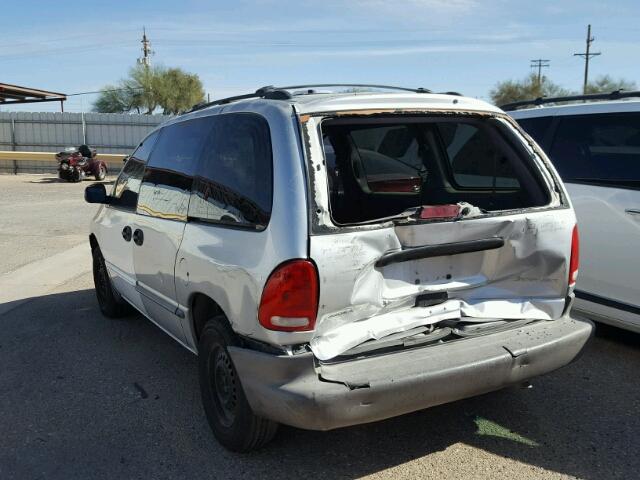 2B4GP2532YR890766 - 2000 DODGE CARAVAN SILVER photo 3