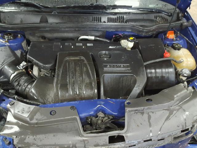 1G2AL55F977385361 - 2007 PONTIAC G5 SE BLUE photo 7