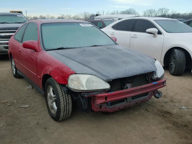 1HGEJ8242YL029593 - 2000 HONDA CIVIC EX RED photo 1