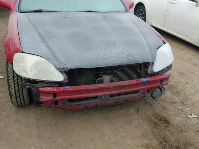 1HGEJ8242YL029593 - 2000 HONDA CIVIC EX RED photo 9