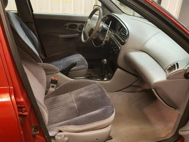 1FALP6533VK106782 - 1997 FORD CONTOUR BA RED photo 5