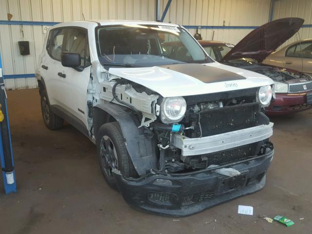 ZACCJBAW8GPC58926 - 2016 JEEP RENEGADE S WHITE photo 1