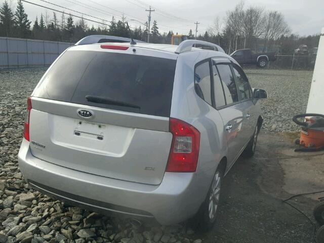 KNAHH8A83C7388736 - 2012 KIA RONDO SILVER photo 4