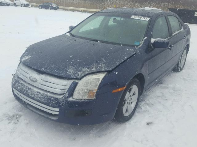 3FAHP07177R176198 - 2007 FORD FUSION SE BLUE photo 2