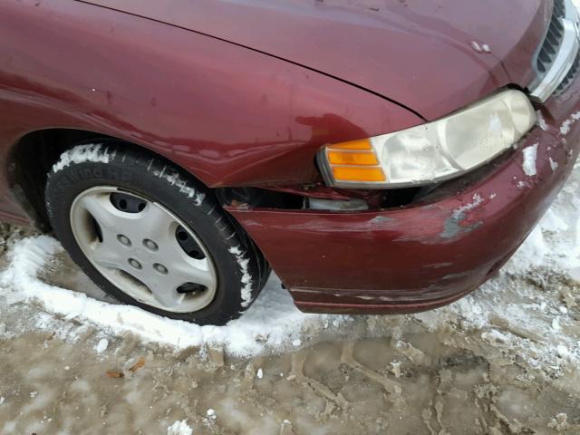 1N4DL01D51C152033 - 2001 NISSAN ALTIMA XE RED photo 9