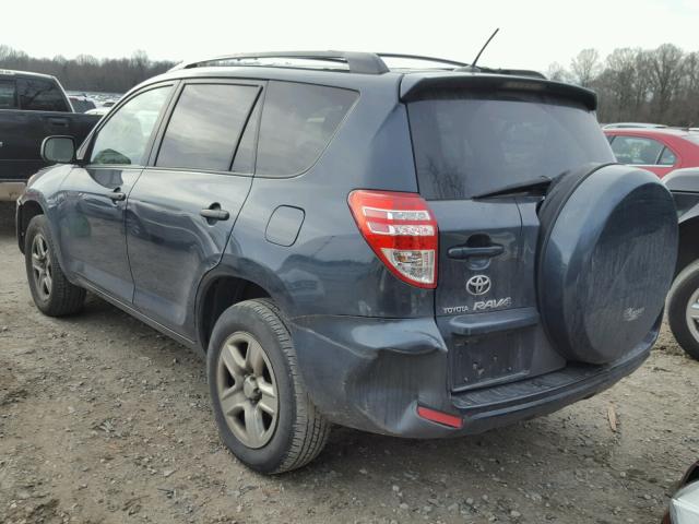 2T3BF4DVXAW065486 - 2010 TOYOTA RAV4 BLUE photo 3