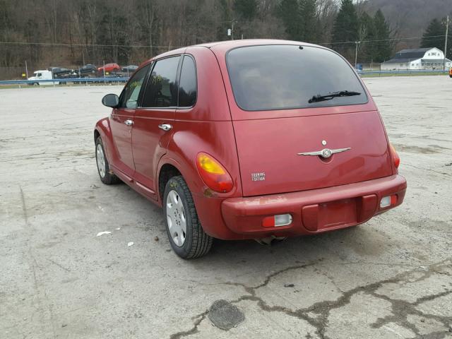 3C4FY58B05T631136 - 2005 CHRYSLER PT CRUISER RED photo 3