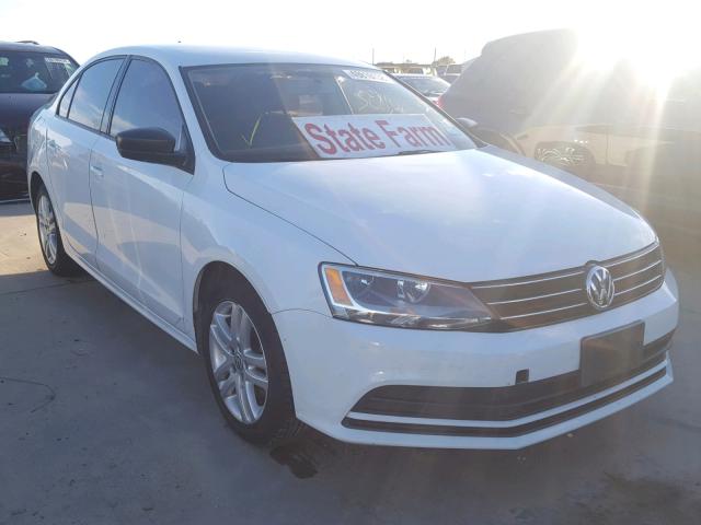 3VWLA7AJ0FM234555 - 2015 VOLKSWAGEN JETTA TDI WHITE photo 1