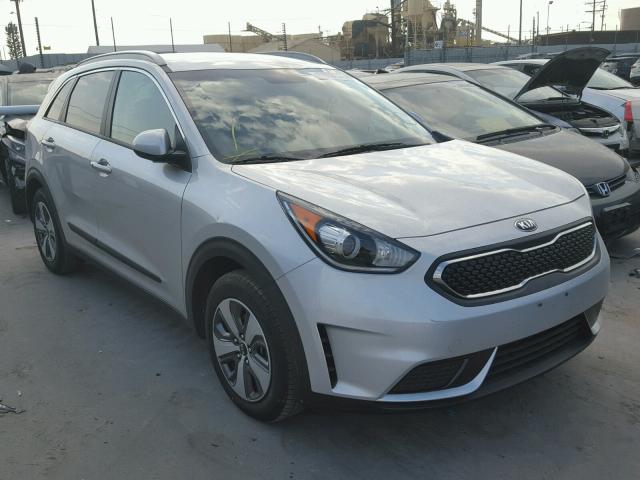 KNDCB3LC3H5077328 - 2017 KIA NIRO FE SILVER photo 1