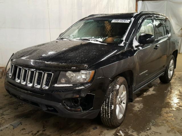 1C4NJDBB7ED712854 - 2014 JEEP COMPASS SP BLACK photo 2