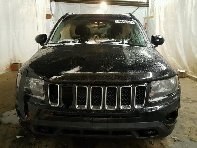 1C4NJDBB7ED712854 - 2014 JEEP COMPASS SP BLACK photo 9
