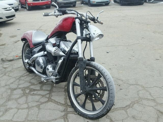 JH2SC61N6FK300286 - 2015 HONDA VT1300 CX RED photo 1