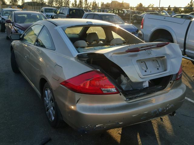 1HGCM82786A004960 - 2006 HONDA ACCORD EX GOLD photo 3