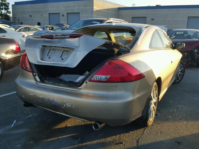 1HGCM82786A004960 - 2006 HONDA ACCORD EX GOLD photo 4