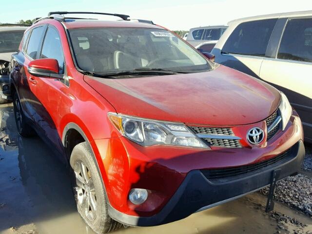 JTMWFREV1FD056614 - 2015 TOYOTA RAV4 XLE RED photo 1