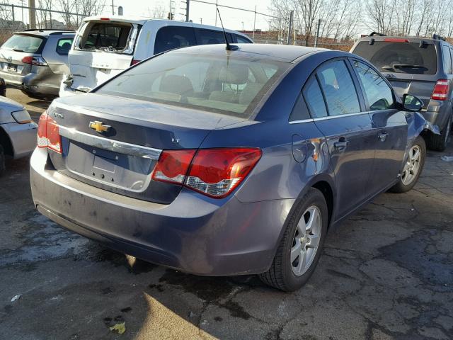 1G1PC5SB5E7343296 - 2014 CHEVROLET CRUZE LT GRAY photo 4