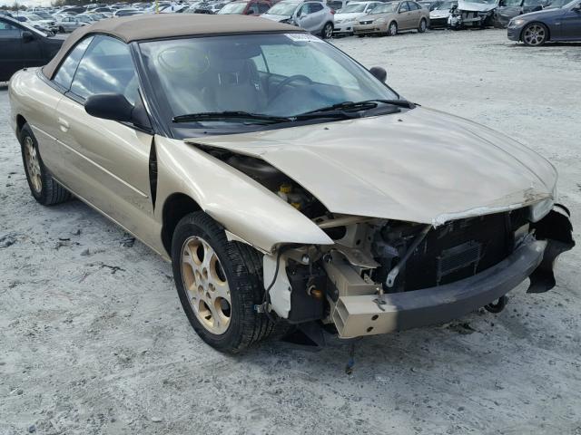 3C3EL55H1WT338709 - 1998 CHRYSLER SEBRING JX GOLD photo 1