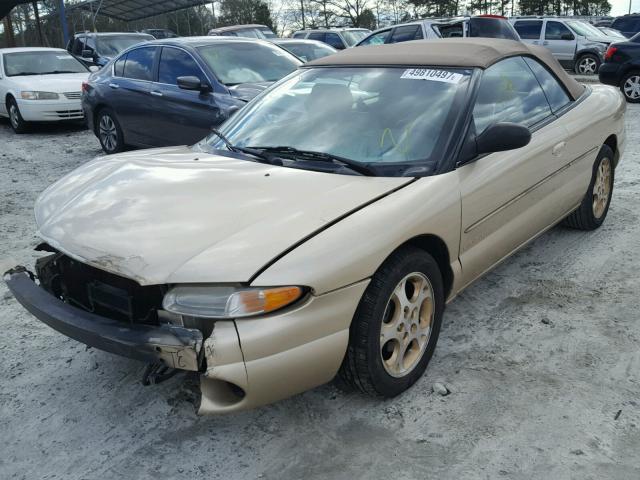 3C3EL55H1WT338709 - 1998 CHRYSLER SEBRING JX GOLD photo 2