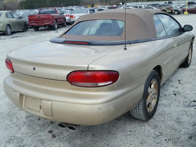 3C3EL55H1WT338709 - 1998 CHRYSLER SEBRING JX GOLD photo 4