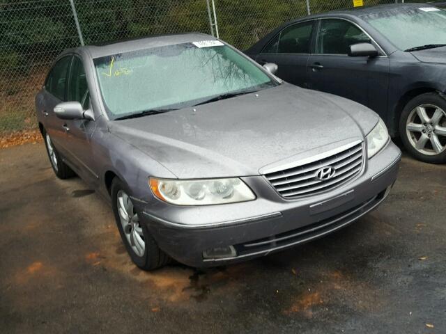 KMHFC46F48A293617 - 2008 HYUNDAI AZERA SE GRAY photo 1