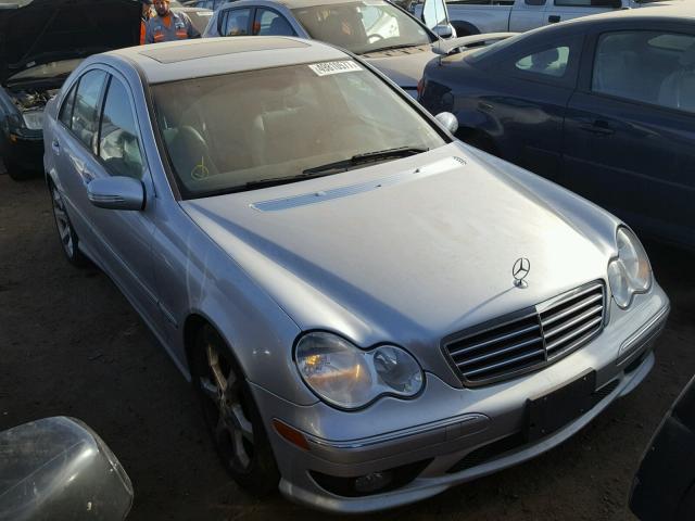 WDBRF52H27E025497 - 2007 MERCEDES-BENZ C 230 SILVER photo 1