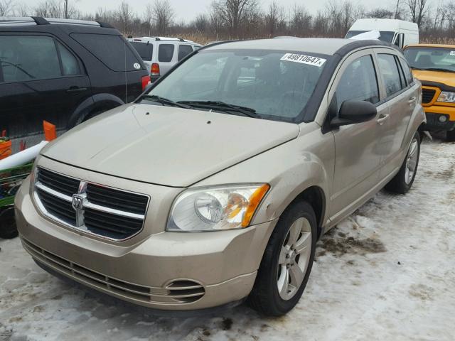 1B3CB4HA2AD544068 - 2010 DODGE CALIBER SX TAN photo 2