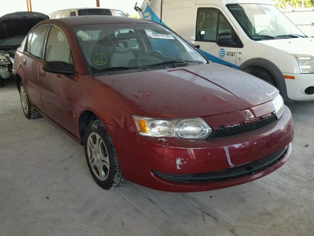 1G8AJ52F14Z219691 - 2004 SATURN ION LEVEL MAROON photo 1