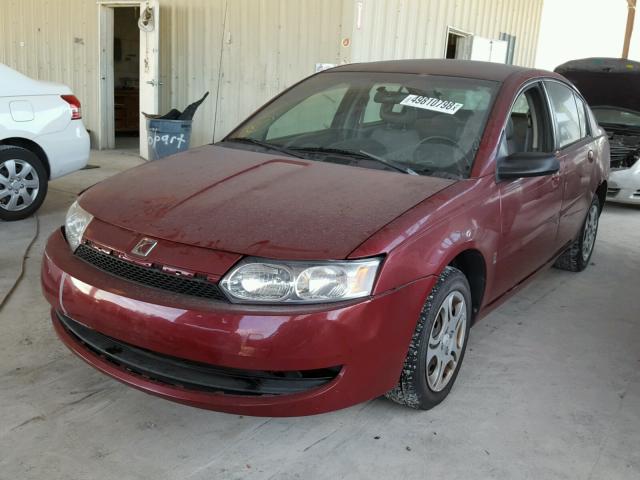 1G8AJ52F14Z219691 - 2004 SATURN ION LEVEL MAROON photo 2
