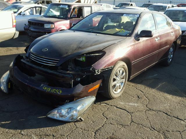 JTHBA30G345042612 - 2004 LEXUS ES 330 BROWN photo 2