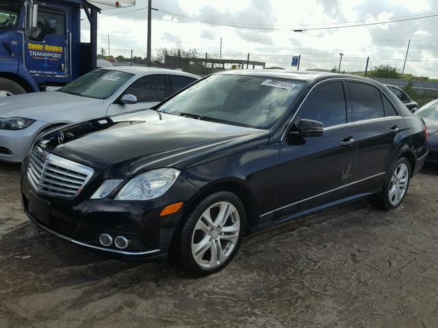 WDDHF5GB5BA344156 - 2011 MERCEDES-BENZ E 350 BLACK photo 2