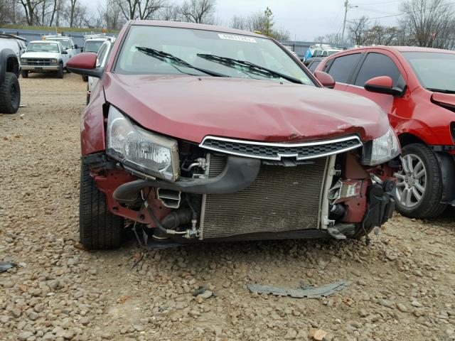 1G1PC5SB8E7389088 - 2014 CHEVROLET CRUZE LT RED photo 9