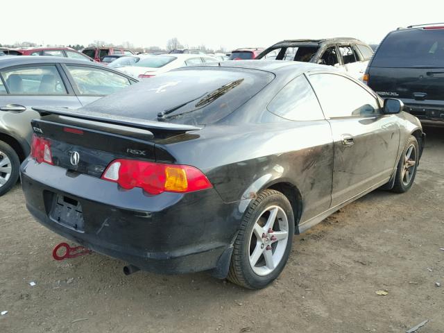 JH4DC54892C023962 - 2002 ACURA RSX BLACK photo 4