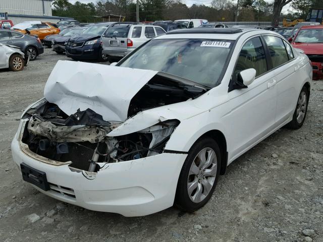 1HGCP26868A058011 - 2008 HONDA ACCORD EXL WHITE photo 2