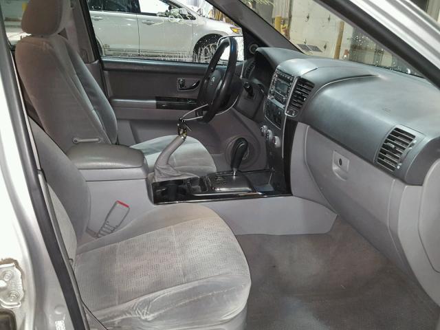 KNDJC736385845850 - 2008 KIA SORENTO EX SILVER photo 5