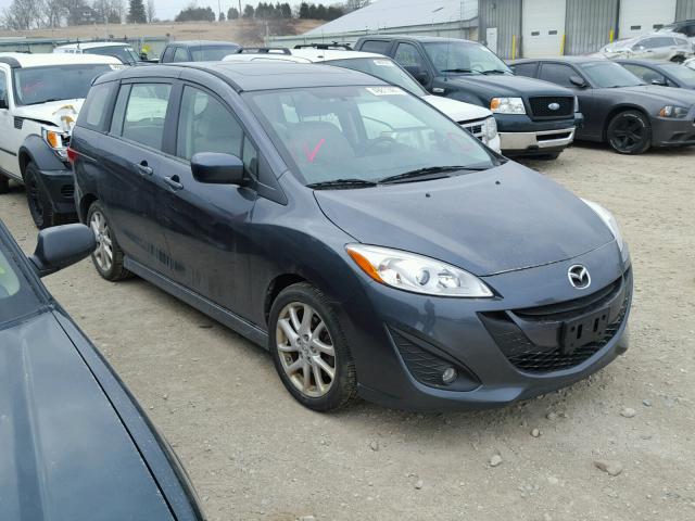 JM1CW2CL4C0101365 - 2012 MAZDA 5 GRAY photo 1