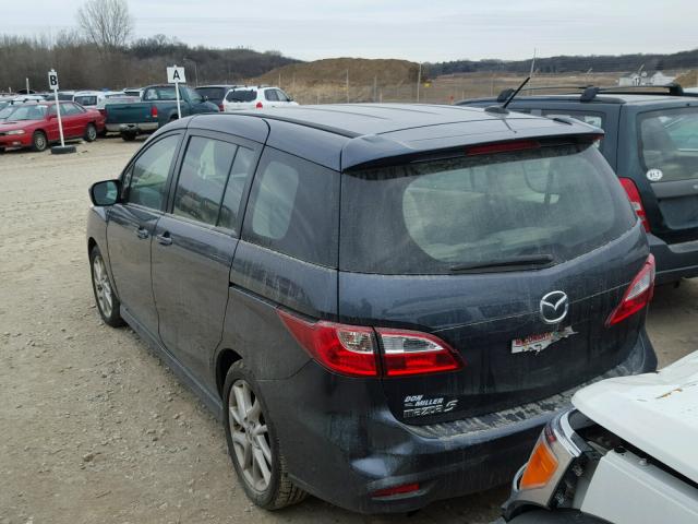 JM1CW2CL4C0101365 - 2012 MAZDA 5 GRAY photo 3