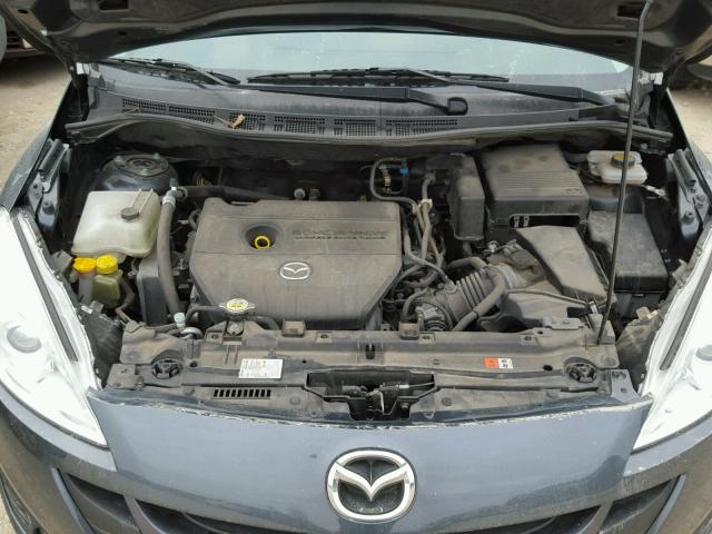 JM1CW2CL4C0101365 - 2012 MAZDA 5 GRAY photo 7