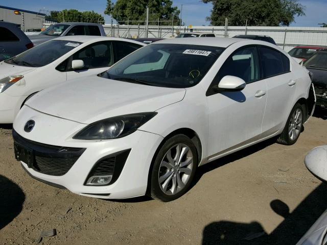 JM1BL1S65A1104616 - 2010 MAZDA 3 S WHITE photo 2