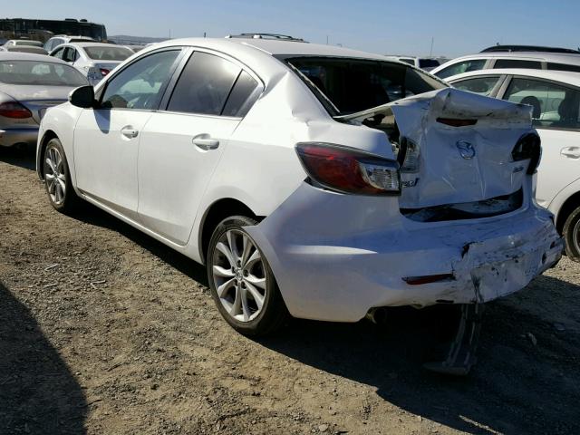 JM1BL1S65A1104616 - 2010 MAZDA 3 S WHITE photo 3