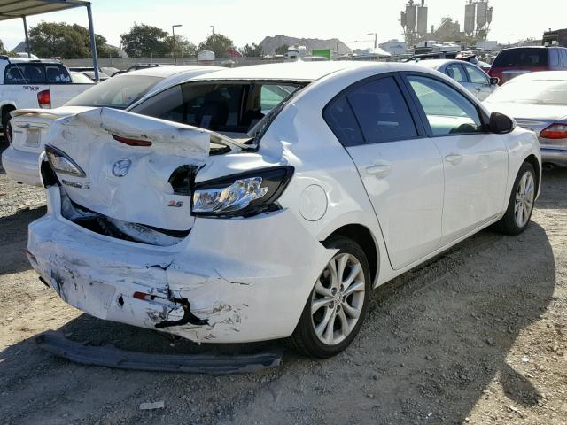 JM1BL1S65A1104616 - 2010 MAZDA 3 S WHITE photo 4