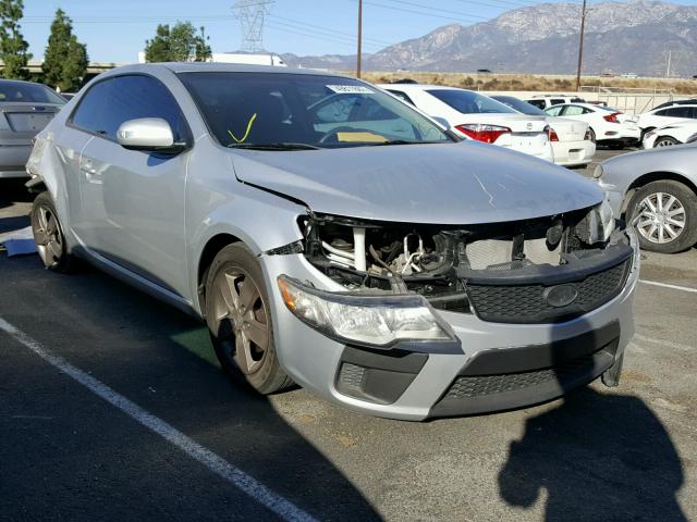 KNAFU6A20A5245108 - 2010 KIA FORTE EX SILVER photo 1