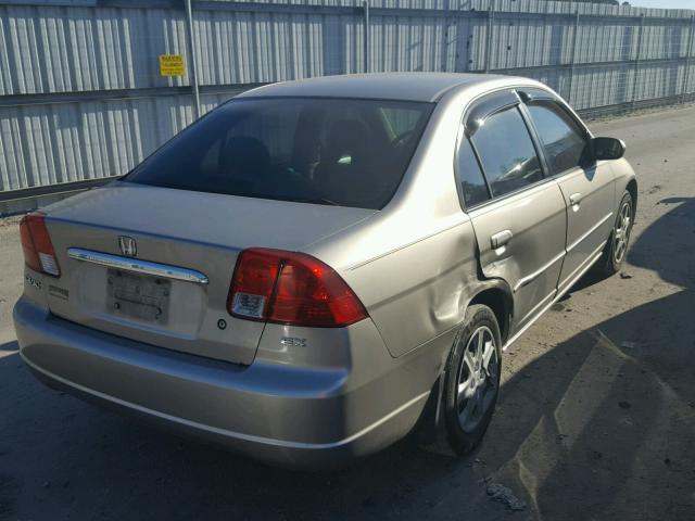 1HGES26783L011493 - 2003 HONDA CIVIC EX SILVER photo 4