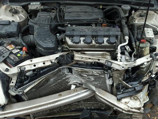 1HGEM22942L084196 - 2002 HONDA CIVIC EX TAN photo 7