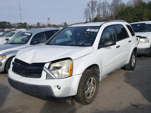 2CNDL23F956092627 - 2005 CHEVROLET EQUINOX LS WHITE photo 2